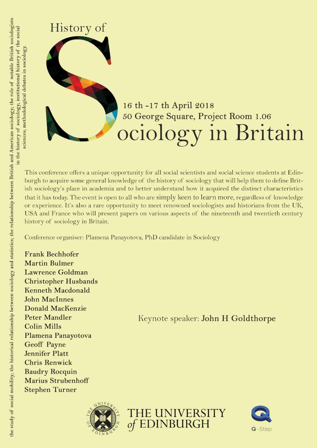 History of Sociology Conference