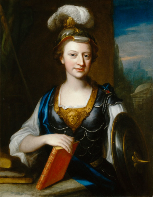 Fig. 3. Elizabeth Carter ('Elizabeth Carter as Minerva') by John Fayram. Oil on canvas, ca. 1735-1741. Source: Wikimedia Commons.