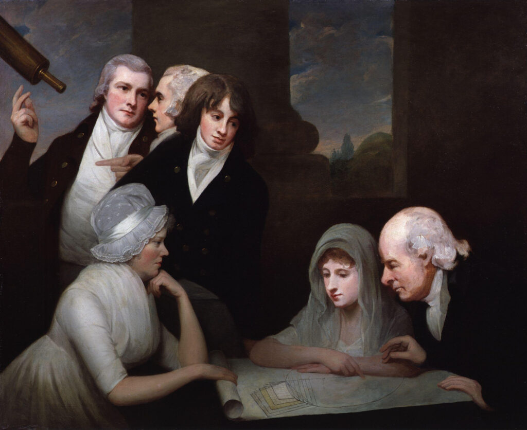 Fig. 1. Adam Walker and His Family by George Romney. Oil on canvas, 1796-1801. Source: Wikimedia Commons.