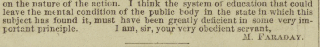 Fig. 6. Michael Faraday, ‘Table-turning’. Source: Illustrated London News, 2 July 1853, p. 530.